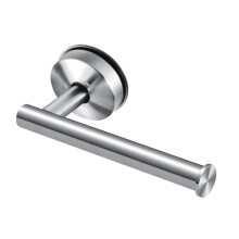 JOMOLA Stainless Steel Suction Cup Toilet Roll Holder Wall Mounted Toilet Paper Hanger for Bathroom Removable Tissue Paper Dispenser No Drilling
