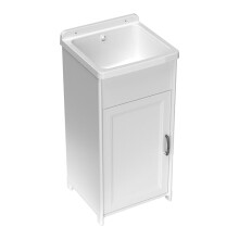 Resin Basin for Outdoor and Indoor Use Dimensions 40 x 40 x 86.5 cm