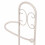 Galileo Esté White Iron Toilet Roll Holder 3