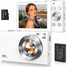 4K Digital Camera 48MP Auto Focus 16X Zoom 32GB Card