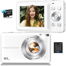 Kids Camera 44MP 1080P 16X Zoom with 32GB Card