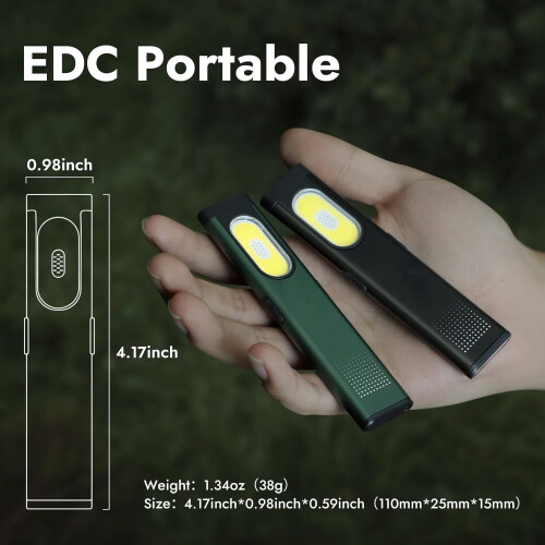 Slim Rechargeable EDC Flashlight, Pocket Light 1