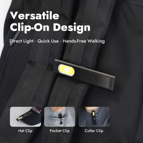 Slim Rechargeable EDC Flashlight, Pocket Light 2