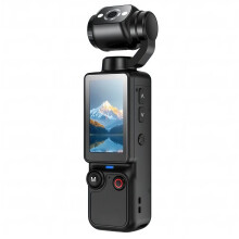 Pocket Vlogging Camera with 180 Rotating Lens, 7-Hour Battery and 32GB Card for Travel Daily Use