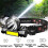 LED Sensor Headlamp Camping Search Light Head Flashlight Rechargeable Powerful Lanterns Lamp Head Styles 5 Front Headlights 3