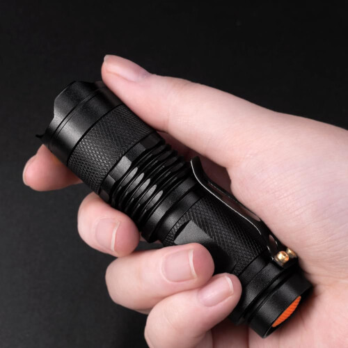 High Power 1 Mode Red LED Flashlight, Single Mode Red Flashlight, Red Light Flashlight Red Light Torch for Astronomy, Aviation, Night Observation 1