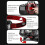 LED Sensor Headlamp Headlight Zoom Head Torch Outdoor USB Camping 8