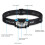 2 pcs LED Headlamp, Rechargeable Flashlight with 5 Modes Dual Switch, Waterproof Headlight for Camping Hiking Lighting 2