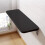 Wall?Mounted Folding Drop?Down Table, Foldable Wall Table, Space?Saving Floating Desk for Kitchen Dining Room 60x30cm Black 3