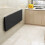Wall?Mounted Folding Drop?Down Table, Foldable Wall Table, Space?Saving Floating Desk for Kitchen Dining Room 60x30cm Black 6