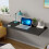 Wall?Mounted Folding Drop?Down Table, Foldable Wall Table, Space?Saving Floating Desk for Kitchen Dining Room 60x30cm Black 7