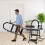 3 Step Folding Step Ladder with Slip Resistant Wide Steps for Kitchen Black 8