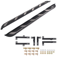 Aluminum Side Steps Running Boards for AUDI Q5 S LINE 80A 2018+ Black Non-Slip