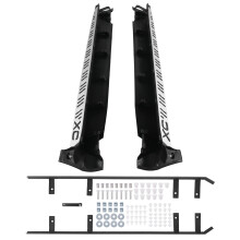 Aluminium Side Step for Volvo XC60 2012-17 Running Board Left Right ABS Black