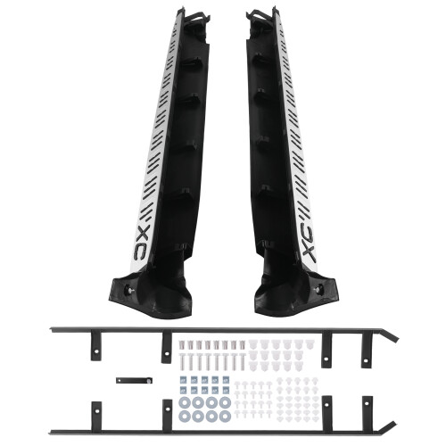 Aluminium Side Step for Volvo XC60 2012-17 Running Board Left Right ABS Black