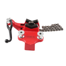 5 Inch Bench Chain Vise Cast Iron Pipe Holder 1/8"-5" Capacity