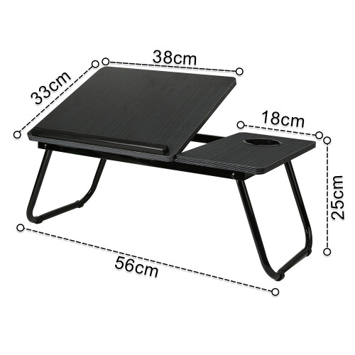 Folding Laptop Table Simple Computer Desk Multifunction  Laptop Desk black 2