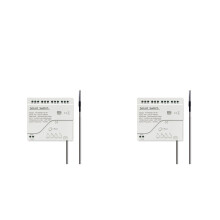 2X Tuya WiFi 7-32 V 4-Kanal-- mit Temperatursensor, Passives Trockenkontaktmodul, Funktioniert mit der Life-App