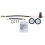 Car Petrol Engine Cylinder Pressure Leak Down Tester Compression Gauge Test Kit 6