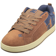 (12) DC Shoes Court Graffik Se Mens Skate Trainers in Brown Tan