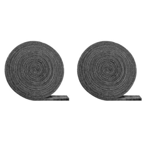2X Junta para Grelha de Alta Temperatura para  Green Egg Tampa de Cerâmica, Junta Autoadesiva de 15 Pés de Comprimento, 7/8 Polegadas de Largura, 1