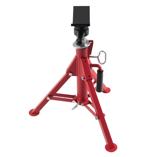 Adjustable Pipe Stand V-Head 20-37" for Welding Threading 2500lbs 1134kg 2