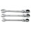 10 Piece Chrome Vanadium Flexible Ratchet Spanner Set 6-22mm With Bag 4