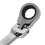 10 Piece Chrome Vanadium Flexible Ratchet Spanner Set 6-22mm With Bag 5