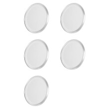 5X Bandeja/Bandeja para Pizza, Borde Estrecho, Aluminio, 12 Pulgadas