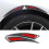 4X Protector de Ceja para Rueda Delantera de Coche, Pegatina Universal para Ceja de Rueda. 5