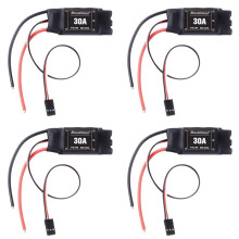 4X XXD Brushless 30A ESC 2-4S Electric Speed Controller with 5V 2A BEC for RC Multicopter Helicopter Airplane Short-