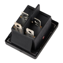 6 Szt. 36X29Mm SPST 4-Pinowy Wodoodporny Przełącznik Kołyskowy Łodzi do Odkurzaczy Przemysłowych z Wodoodporną Osłoną