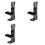 3X GPU Support Frame Adjustable GPU Brace Prevent Sagging Video Card Support Bracket for Chassis 12cm Fan Position Black 1