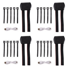 4X VR Power Bank Fixing Bracket Battery Strap for Quest 2 Adjustable Strap Battery Fixed Holder