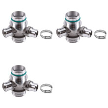 3X 11537639997 Car Upgrade Coolant Hose Aluminum Connector for F20 F30 F10 N20
