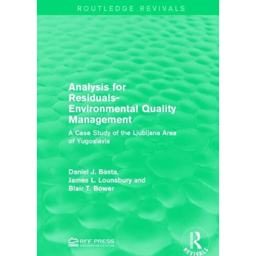 Analysis for ResidualsEnvironmental Quality Management A Case Study of