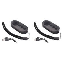 2X Wireless Camera Remote Control with Zoom for & Android, for Photo & Video, Smartphone Remote Clicker