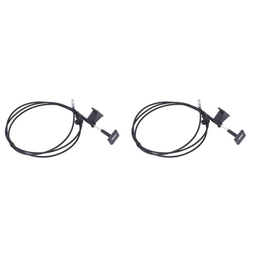 2X Hood Bonnet Release Cable with Pull Handle 74130SNAA01 Replacement for   2006 ‑ 2011