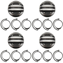 4X Car Fuel Cap Oil Tank Cover 971044251 971044261 for Boxster Cayman 981 2013-2016