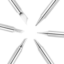 6Pcs for Pinecil TS100 Soldering Iron Tips Replacement, Portable Micro-Solder Pen Stations Soldering Accessories