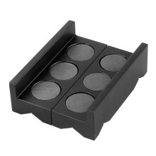 4Inch Vise Jaw Pads Magnetic Aluminum Vise Jaw Caps Reversible Pipe Vise Multipurpose Vise Protection Inserts 2Pcs