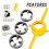 12Pcs PVC Thread Maker Tool, Pipe Threader Plumbing Tool Kit Reusable Round PVC Pipe Threader Set+1/2in,3/4in,1in Dies 5