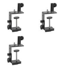 3X Heavy-Duty Desk Table Mount Clamp for Mic Microphone Arm Stand Holder Desk Lamp Bracket Clamp with 1/4 Adapter