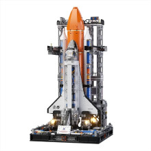 JK-8513 Space Space series collectible super plane space rocket children's puzzle model assembly kit boys building blocks toys