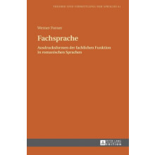 Fachsprache Ausdrucksformen der fachlichen Funktion in romanischen Spr