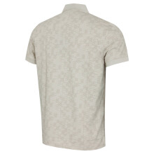 (XL, Light Beige) Hugo Boss Mens Cotton Pique Sporty All-Over Print Classic Golf Polo Shirt