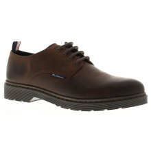 (Brown, 10 (Adults')) Ben Sherman Mens Shoes Smart Dave Leather brown UK Size