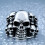 Men's Gothic Skull Ring Stainless Steel Size 7-13 5