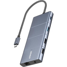 Anker 565 11-in-1 USB-C Hub, 10Gbps USB-C/A, 4K HDMI/DP, 100W PD, 2xUSB 2.0, AUX