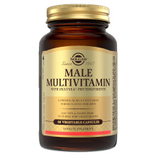 Male Multiple Tablets - Pack of 60 - Supports Metabolism and Reduces Fatigue - Immunity, Health and Bone Heart - Vegan